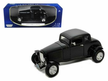 FORD FIVE WINDOW COUPE BLACK 1932 1/18 DIECAST