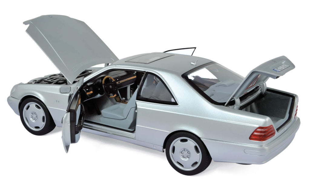 1:18 MERCEDES-BENZ CL600 COUPÉ SILVER 1997 DIECAST