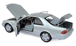 1:18 MERCEDES-BENZ CL600 COUPÉ SILVER 1997 DIECAST