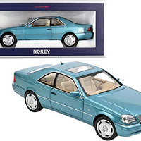 MERCEDES-BENZ CL600 COUPE BLUE METALLIC 1997 1/18