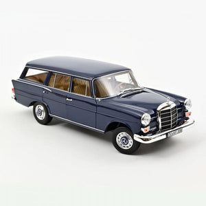MERCEDES-BENZ 200 UNIVERSAL DARK BLUE 1968 1/18, DIECAST CAR, COLLECTABLE CAR.