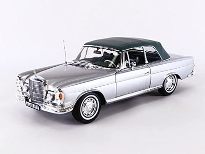 MERCEDES-BENZ 280 SE CABRIOLET SILVER METALLIC 1969 1/18