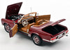 MERCEDES-BENZ 230 SL DARK RED 1963 1/18, DIECAST CAR, COLLECTABLE CAR.