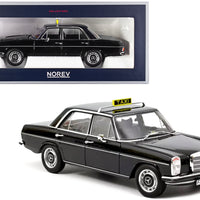 MERCEDES-BENZ 200 1968 T TAXI BLACK 1968 1/18, DIECAST CAR, COLLECTABLE CAR.