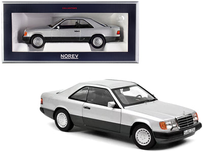 MERCEDES-BENZ 300 CE-24 COUPE SILVER 1990 1/18