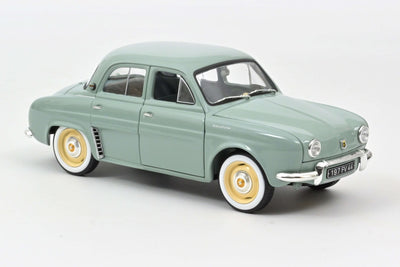 RENAULT DAUPHINE REPROD '22 AZUR BLUE 1958 1/18, DIECAST CAR, COLLECTABLE CAR.