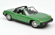 VW-PORSCHE 914 2.0 GREEN METALLIC 1975 1/18, DIECAST CAR, COLLECTABLE CAR.