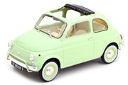FIAT 500 L LIGHT GREEN/BIRTH PACK 1968 1/18, DIECAST CAR, COLLECTABLE CAR.