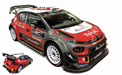CITROËN C3 WRC OFFICIAL PRESENTATION ED  2018 1/18 DIECAST, DIECAST CAR, COLLECTABLE CAR.