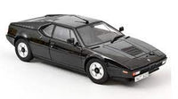 BMW M1 BLACK 1980 1/18 DIECAST, DIECAST CAR, COLLECTABLE CAR.