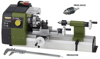 PRECISION LATHE FD 150/E, ARTS AND CRAFTS, MINIATURE MODEL BUILDING, PROXXON ACCESSORIES
