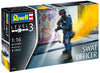 SWAT OFFICER 1/16 PLASTIC MODEL KIT, PLASTIC SCALE MODEL KIT