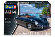 1/16 PORSCHE 356C CABRIOLET PLASTIC MODEL KIT