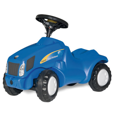 ROLLY MINITRACK NEW HOLLAND SIT AND SCOOT TRACTOR