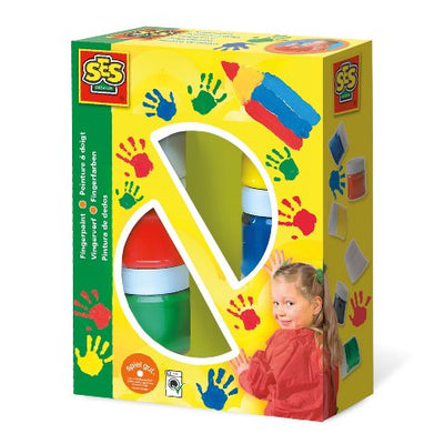FINGERPAINT 6 COLOURS X 50 ML EDUCATIONAL,TEACHER HOME SCHOOL, LEARNING