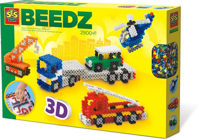 IRON ON BEADS-3D VEHICLES EDUCATIONAL,TEACHER HOME SCHOOL, LEARNING