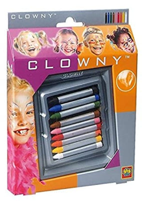 FACE CRAYONS 9 COLOURS 7 MM DIAMETER