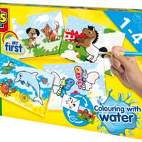 MY FIRST - COLOURING WITH WATER EDUCATIONAL,TEACHER HOME SCHOOL, LEARNING
