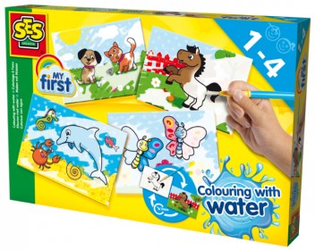 MY FIRST - COLOURING WITH WATER EDUCATIONAL,TEACHER HOME SCHOOL, LEARNING