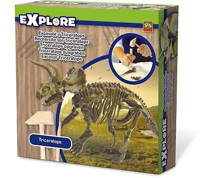 EXCAVATE DINO TRICERATOPS EDUCATIONAL,TEACHER HOME SCHOOL, LEARNING