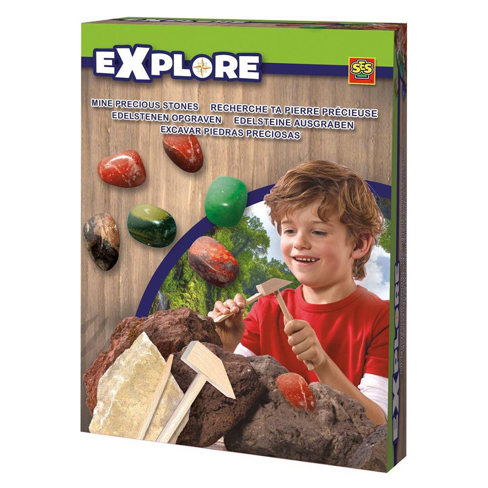 MINE PRECIOUS STONES BROWN-RED EDUCATIONAL,TEACHER HOME SCHOOL, LEARNING