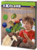 MINE PRECIOUS STONES GREEN-BLUE EDUCATIONAL,TEACHER HOME SCHOOL, LEARNING