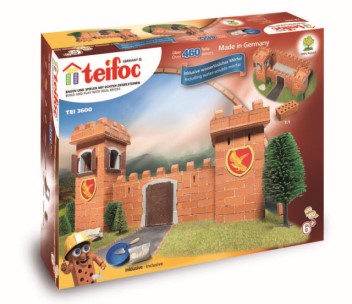 KNIGHTS CASTLE APPROX 460 PARTS  ,CONSTRUCTION SET,MODEL BUILDING K