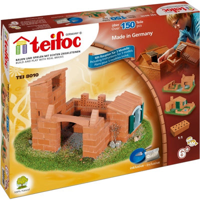 CASTLES / HOUSE APPROX 150 PARTS CEMENT AND BRICK CONSTRUCTION SET EDU