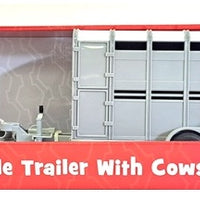 BIG FARM CATTLE TRAILER WITH COWS 1/16