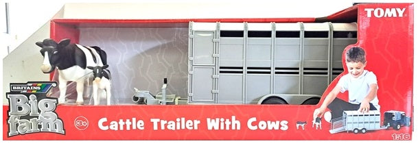 BIG FARM CATTLE TRAILER WITH COWS 1/16