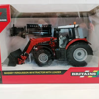 MASSEY FERGUSON 6616 TRACTOR WITH FRONT LOADER 1:32 DIECAST TRACTOR