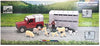 LAND ROVER & TRAILER, SHEEP FARMER SET 1/32