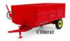 1/32 MASSEY FERGUSON MF21 "POPULAR" 3.5TON TIP TRAILER RED HIGH SIDE DIECAST