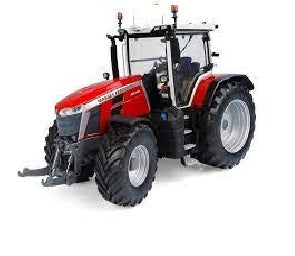 1/32 MASSEY FERGUSON 8S.265 RED DIECAST TRACTOR