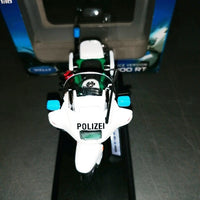 BMW R1100 RT 1/18 POLIZEI BIKE (POLICE) DIECAST, DIECAST MOTORBIKE, COLLECTABLE MOTORCYCLE.