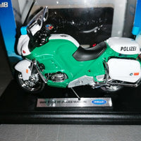 BMW R1100 RT 1/18 POLIZEI BIKE (POLICE) DIECAST, DIECAST MOTORBIKE, COLLECTABLE MOTORCYCLE.