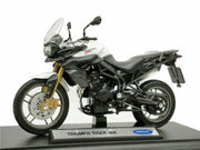 TRIUMPH TIGER 800 1/18 DIECAST, DIECAST MOTORBIKE, COLLECTABLE MOTORCYCLE.