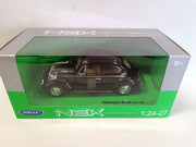 VOLKSWAGEN BEETLE HARD TOP BLACK 1/24 DIECAST