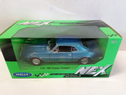 PONTIAC FIREBIRD BLUE 1967 1/24 DIECAST