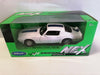 PONTIAC FIREBIRD TRANS AM WHITE 1972 1/24 DIECAST, DIECAST CAR, COLLECTABLE CAR.