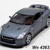 NISSAN GTR SILVER PULLBACK 1/38 - morethandiecast.co.za