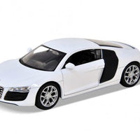 AUDI R8 V10 WHITE PULLBACK 18 - morethandiecast.co.za