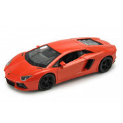 LAMBORGHINI AVENTADOR ORANGE PULLBACK 18 - morethandiecast.co.za