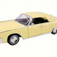 1:18 LINCOLN CONTINENTAL YELLOW DIECAST