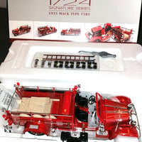 1:24 MACK TYPE 75BX FIRE TRUCK RED DIECAST