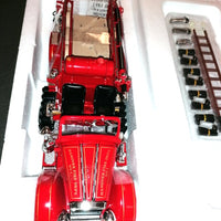 1:24 MACK TYPE 75BX FIRE TRUCK RED DIECAST