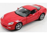 1:24 CORVETTE Z06 SUNSET RED 2007 DIECAST