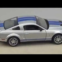 1:24 SHELBY GT 500 SILVER 2007 DIECAST