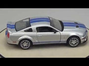 1:24 SHELBY GT 500 SILVER 2007 DIECAST