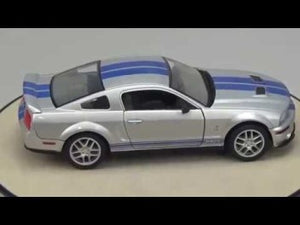 1:24 SHELBY GT 500 SILVER 2007 DIECAST